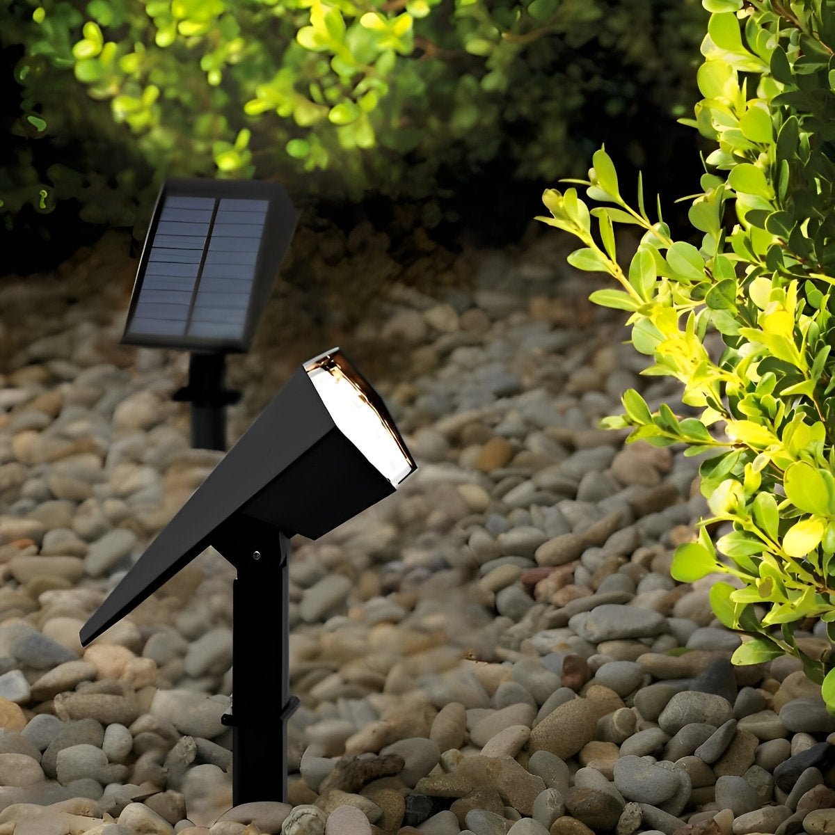 Adjustable Waterproof Multicolour Solar Spot Light With Sensor Landscape Lighting