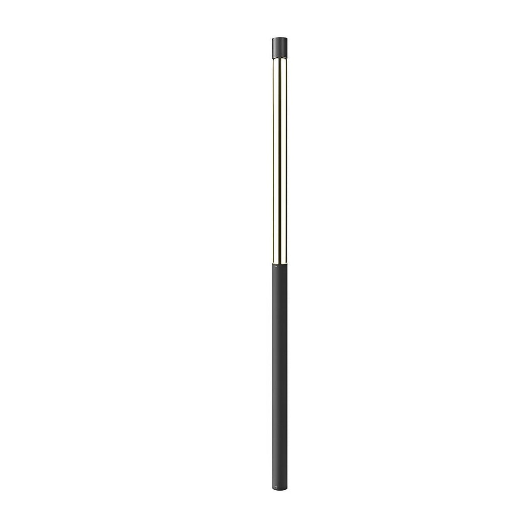 Cylinder LED Black Modern Outdoor Post Lights Street Light