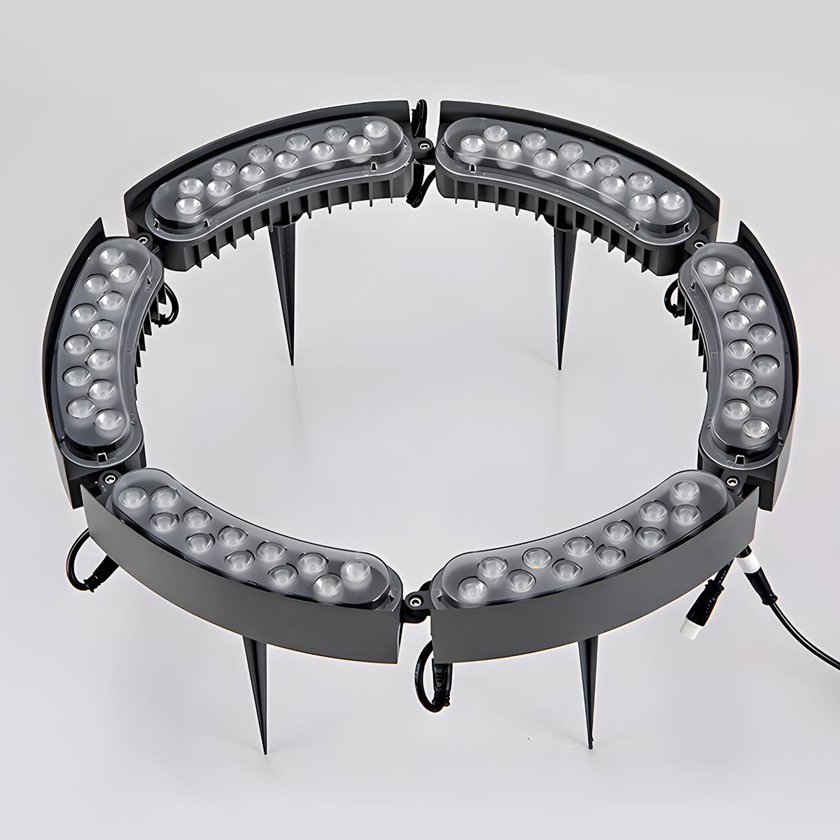 DIY Outdoor Waterproof LED Arc Spot Lights Trees Lawn Lights