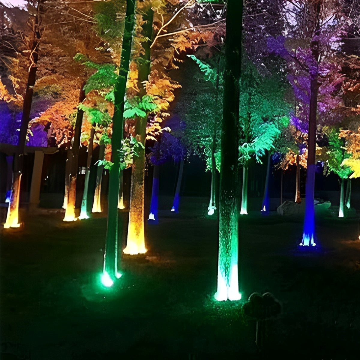 DIY Outdoor Waterproof LED Arc Spot Lights Trees Lawn Lights