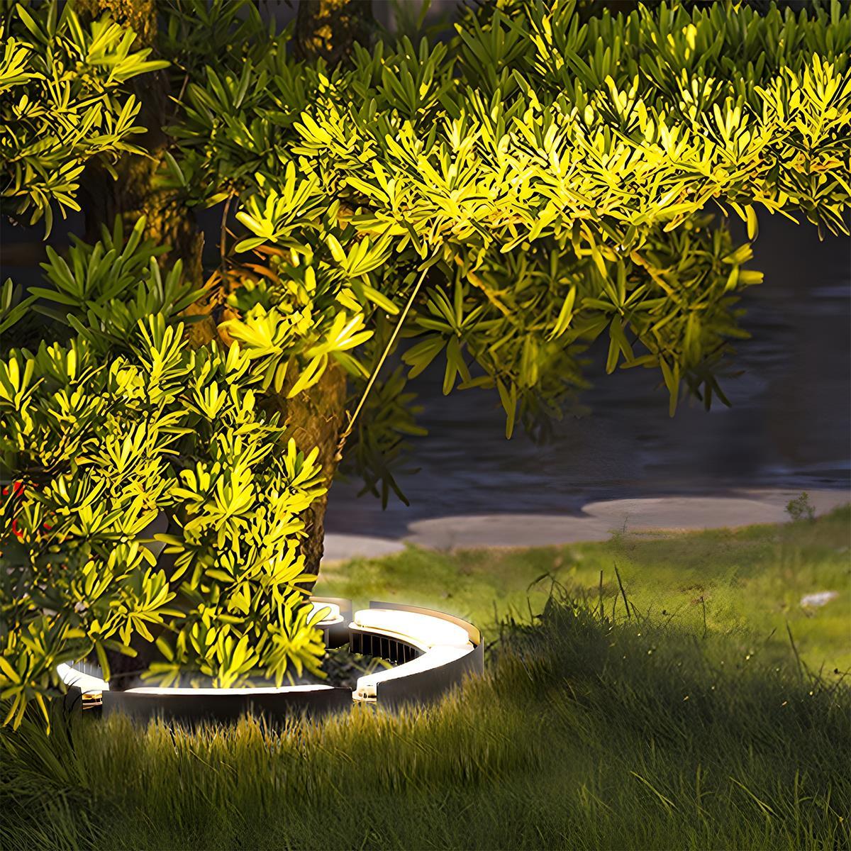 DIY Outdoor Waterproof LED Arc Spot Lights Trees Lawn Lights