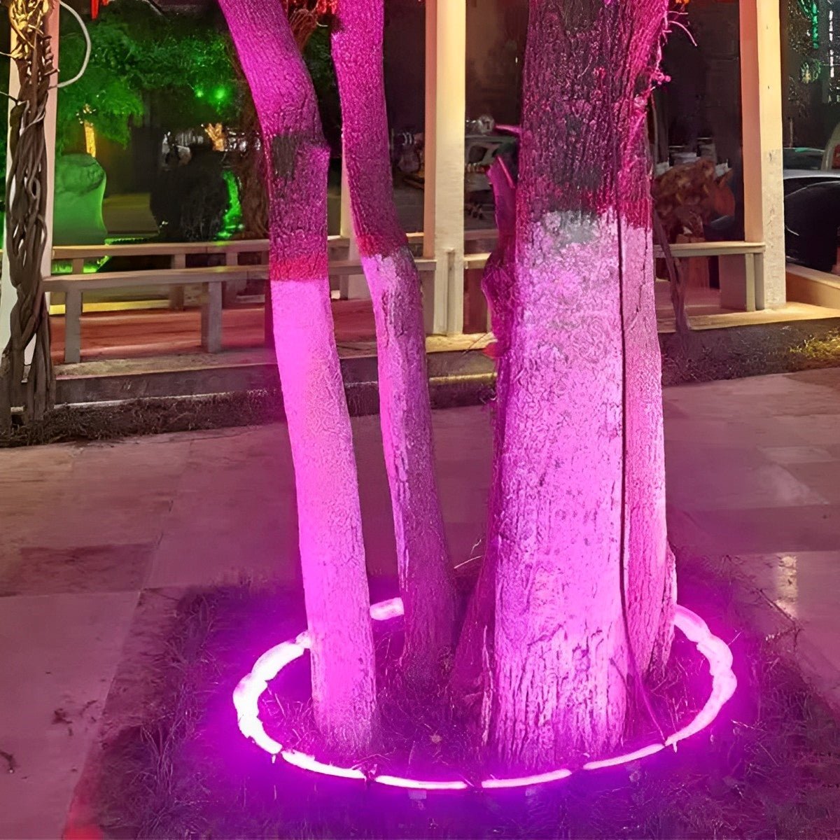 DIY Outdoor Waterproof LED Arc Spot Lights Trees Lawn Lights