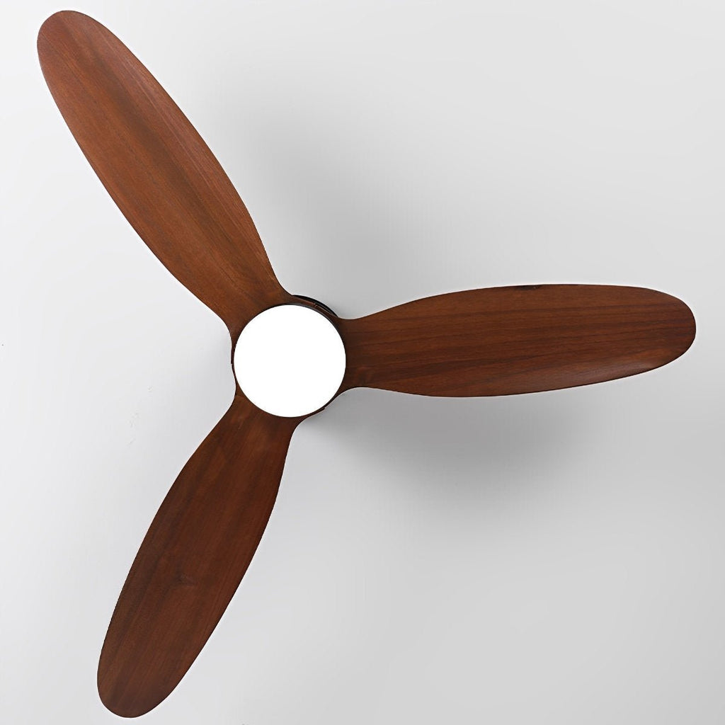 LED Inverter Silent White Low Floor DC Motor Simple Ceiling Fan Light