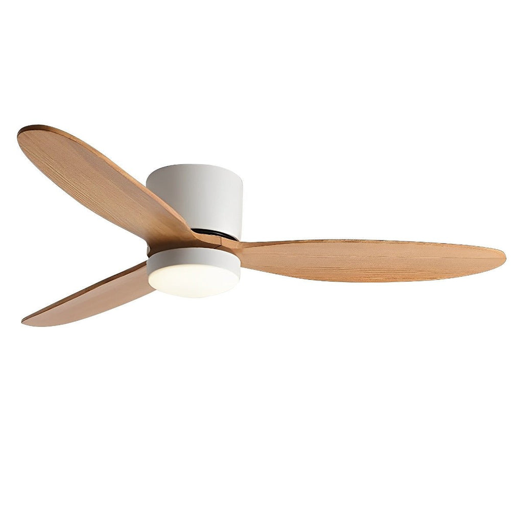 LED Inverter Silent White Low Floor DC Motor Simple Ceiling Fan Light