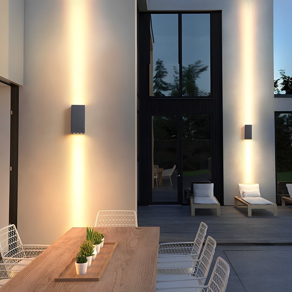 Waterproof LED Straight Wall Light