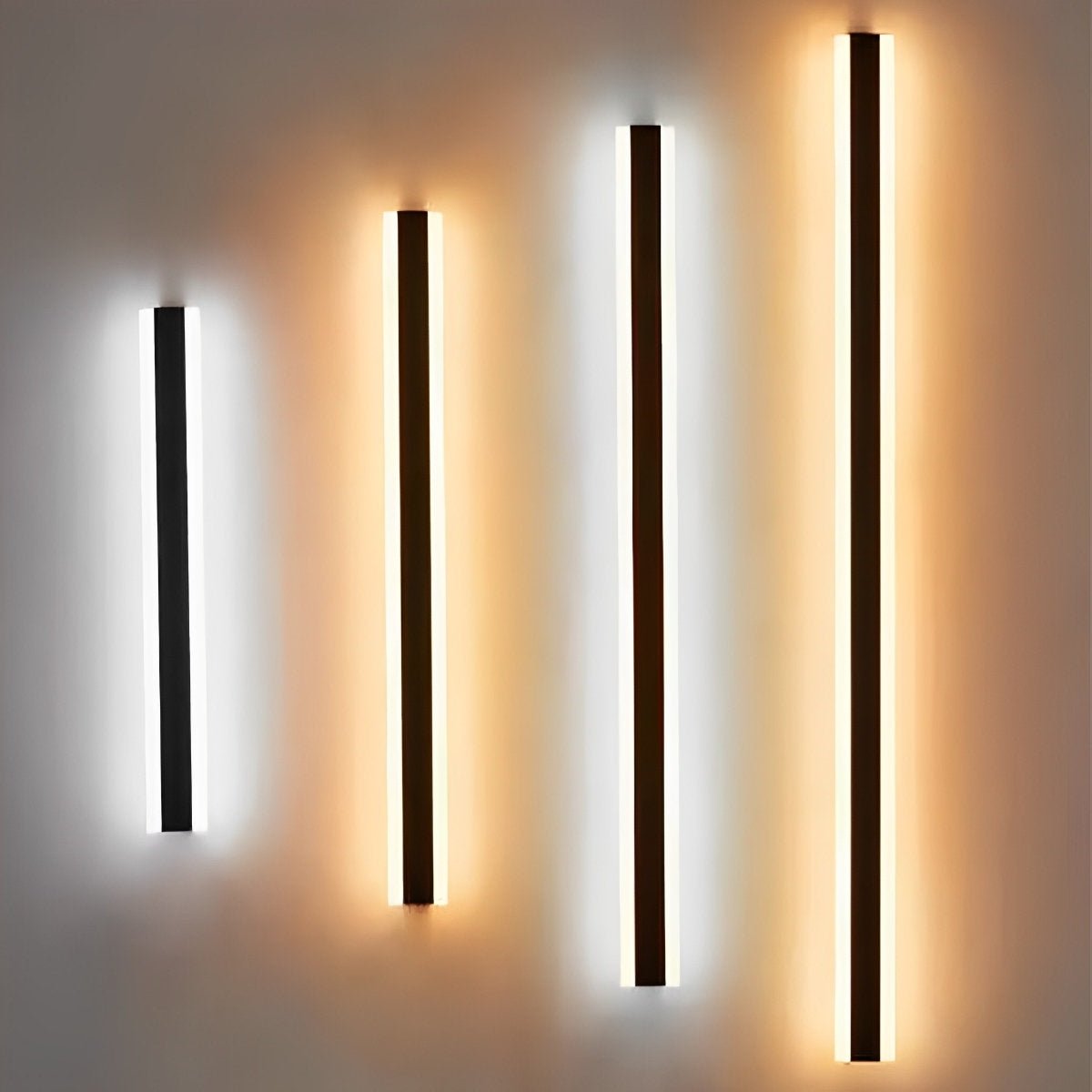 Minimalist Line Outdoor Waterproof LED Garden Wall Sconces