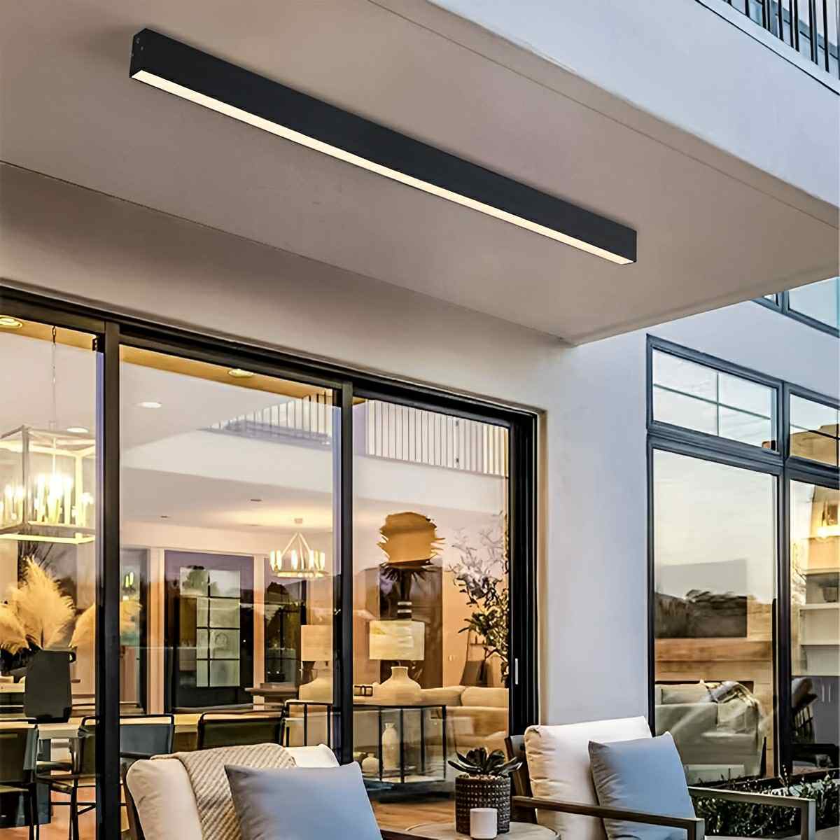 Minimalist Strip Dimming LED Modern Ceiling Light