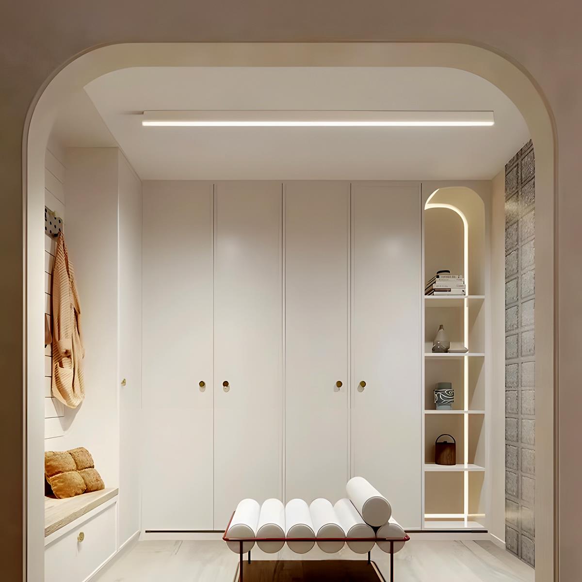 Minimalist Strip Dimming LED Modern Ceiling Light