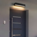 Minimalist Waterproof LED Black Modern Outdoor Wall Washer Light