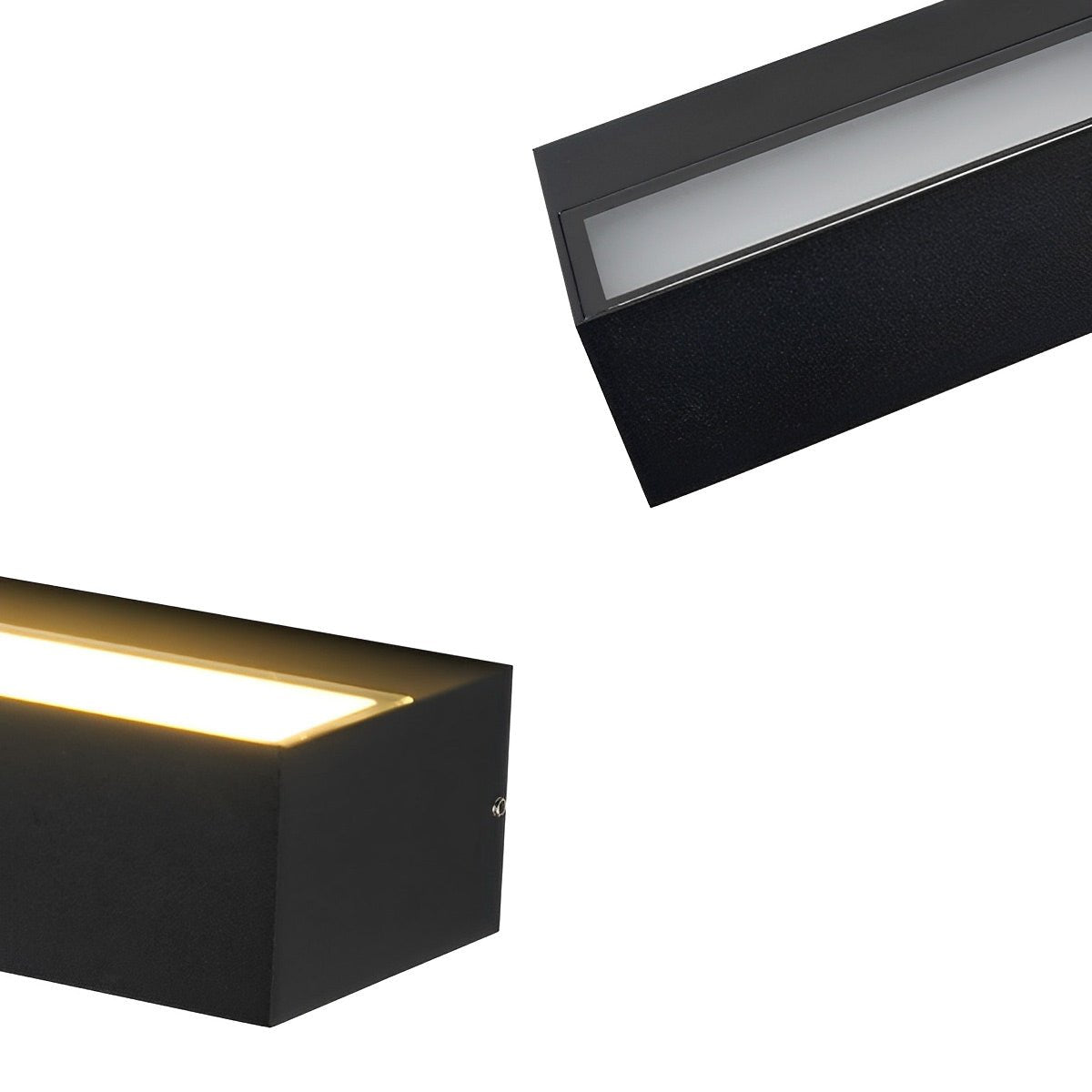 Minimalist Waterproof LED Black Modern Outdoor Wall Washer Light
