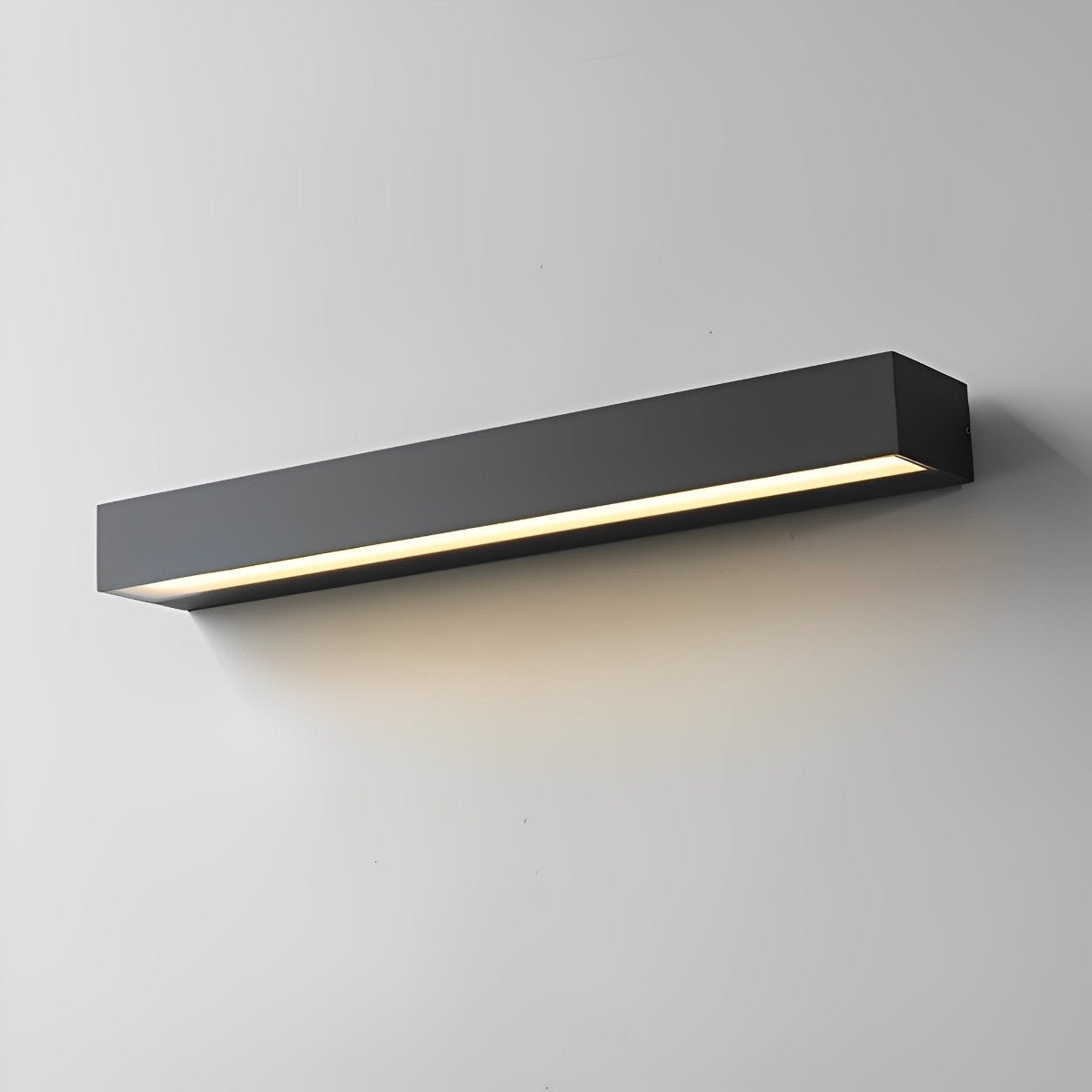 Minimalist Waterproof LED Black Modern Outdoor Wall Washer Light