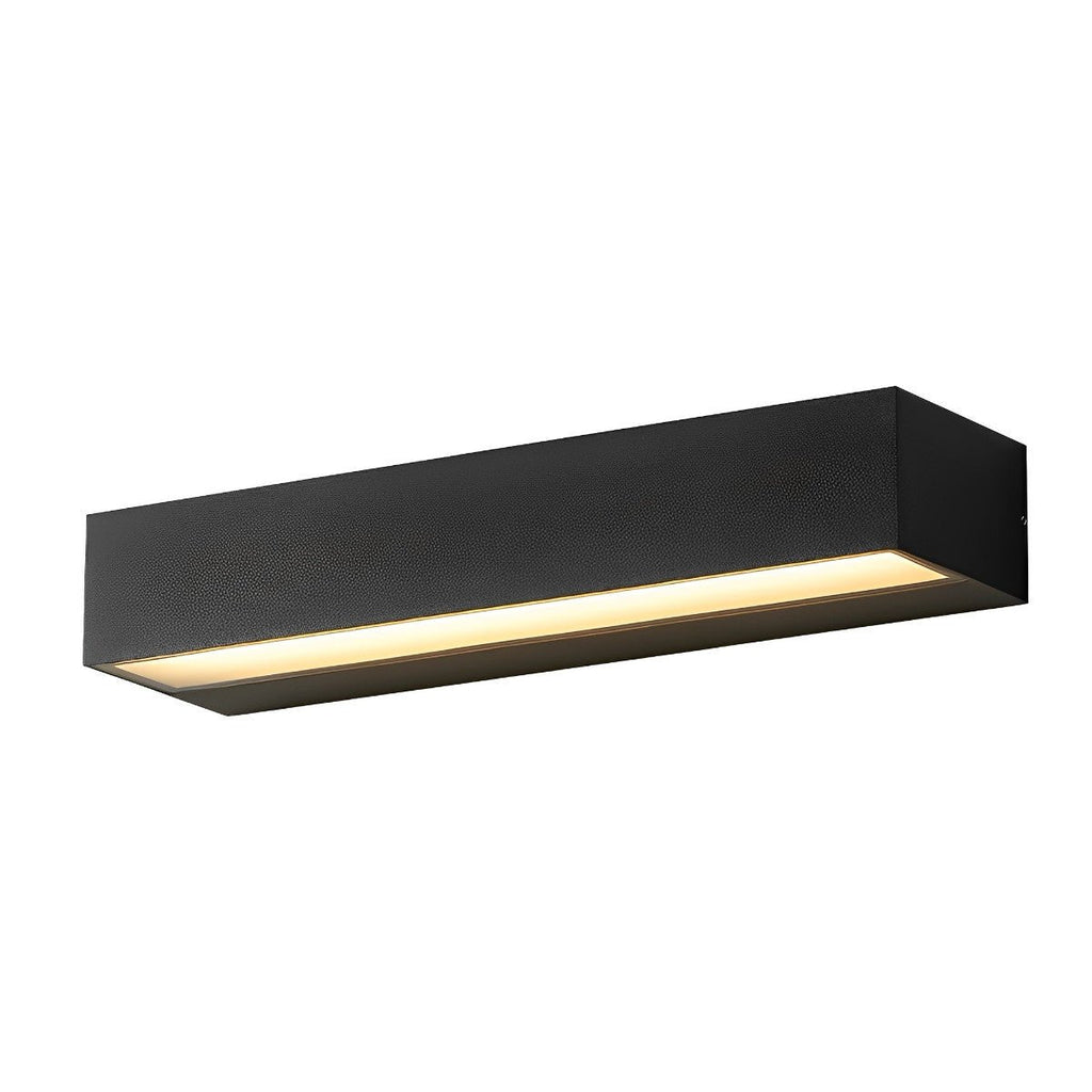 Minimalist Waterproof LED Black Modern Outdoor Wall Washer Light