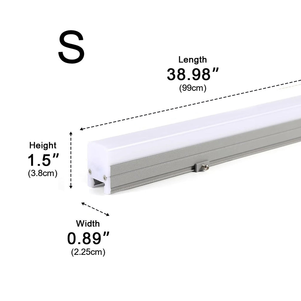 Minimalist Waterproof White Modern LED Linear Lights Recessed light