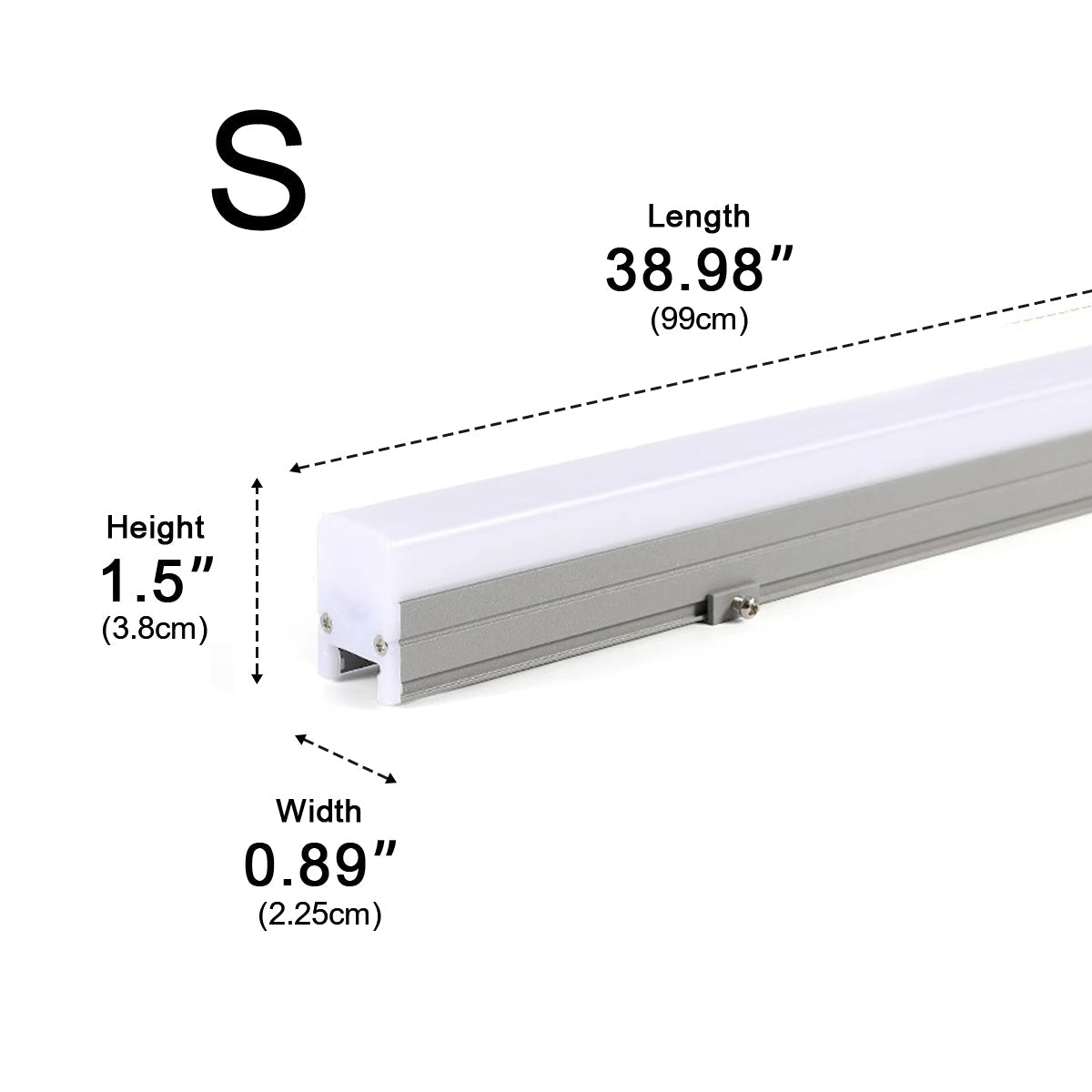 Minimalist Waterproof White Modern LED Linear Lights Recessed light