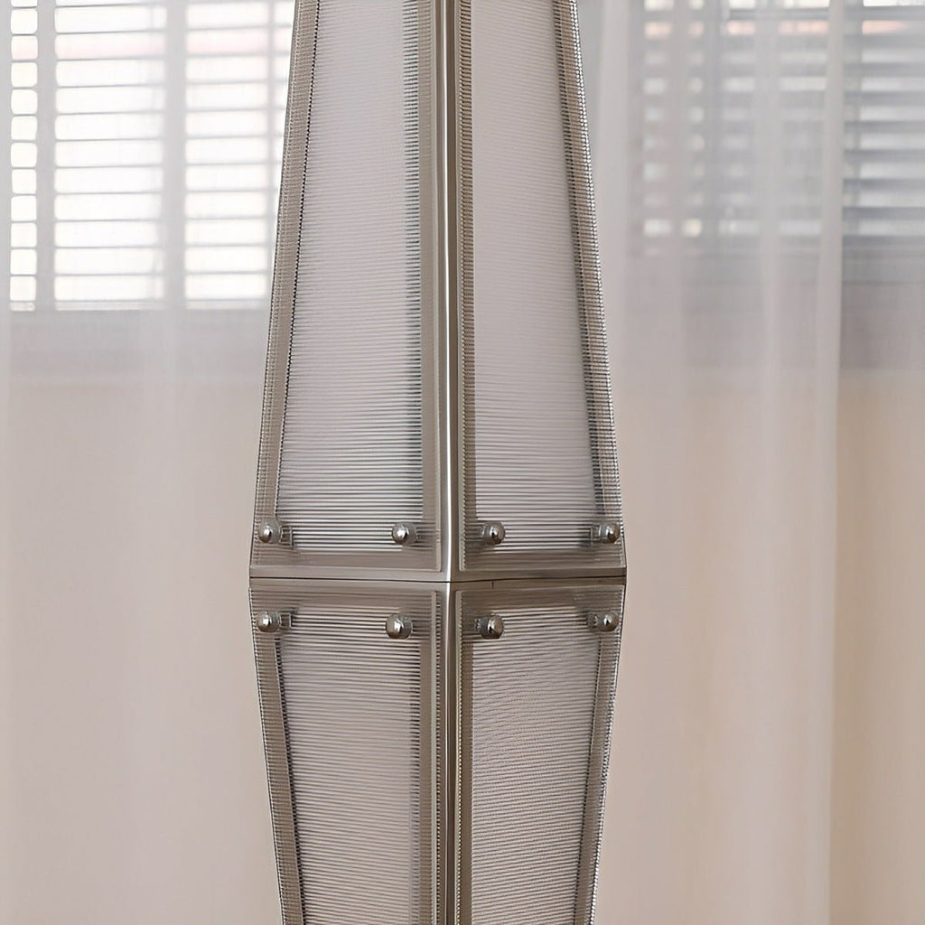 Modern Minimalist Diamond-Shaped Dimmable LED Floor Lamp