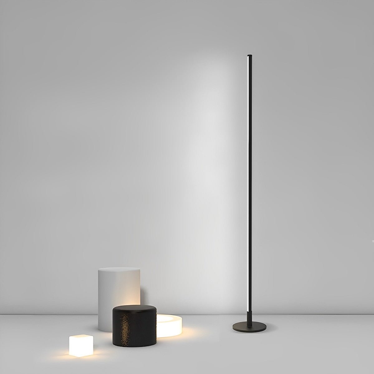 Modern Minimalist Ultra-thin LED Floor Lamp for Living Room Bedroom