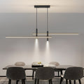 Modern Minimalist LED Long Strip Indoor Pendant Lights