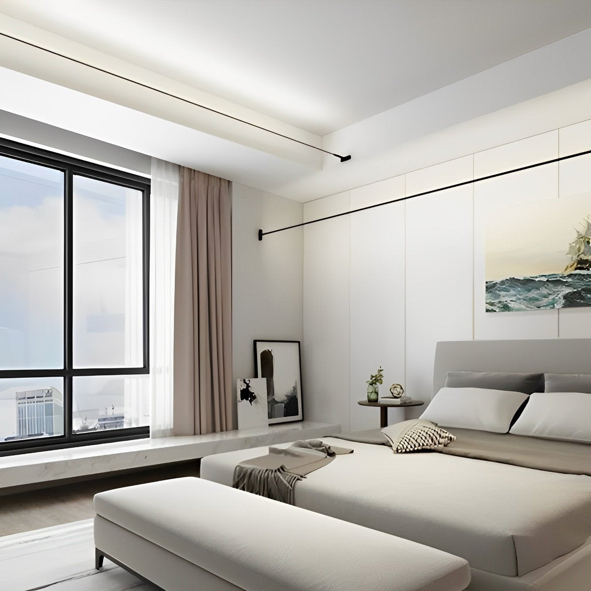 Modern Rotatable LED Strip Lights Linear Light