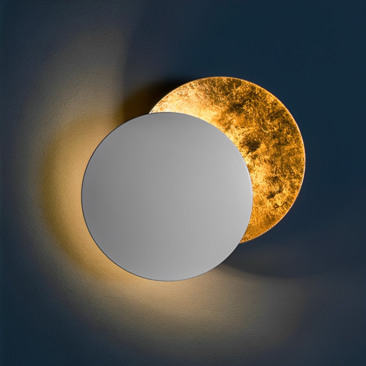 Nordic Postmodern Minimalist Moon Eclipse Creative Wall Sconce