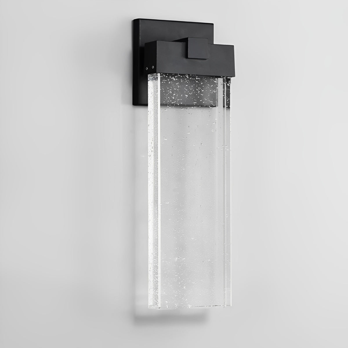Rectangular Bubble Crystal Waterproof LED Modern Outdoor Wall Sconce