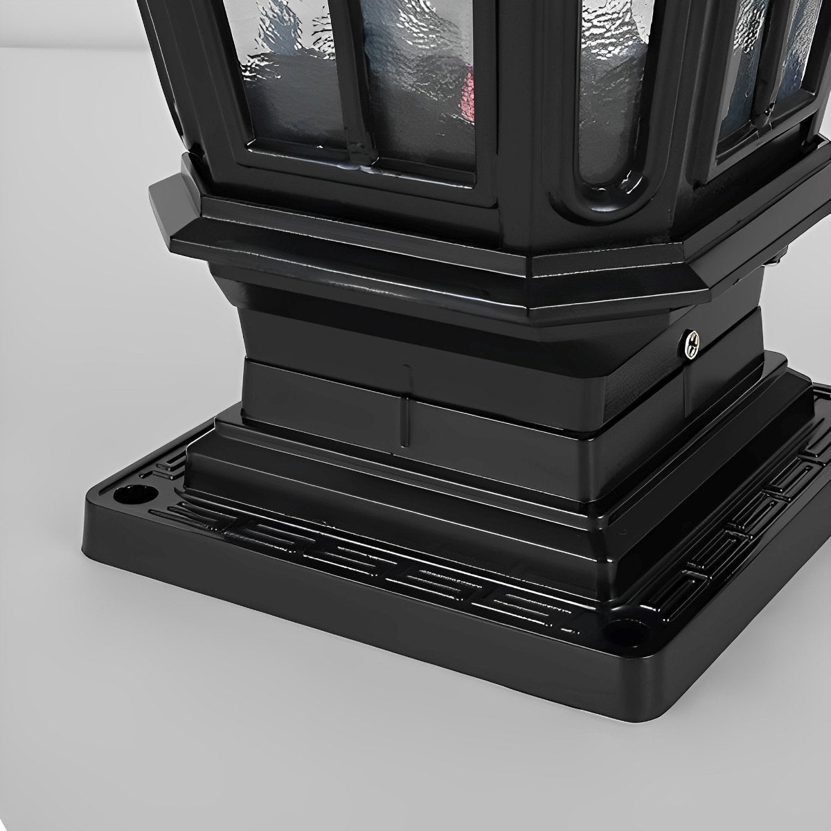 Retro Pavilion Shape Waterproof LED Fence Post Cap Lights