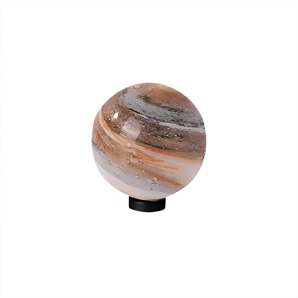 Round Glass Planets Design Waterproof Modern Outdoor Fence Post Lights Column Lighting