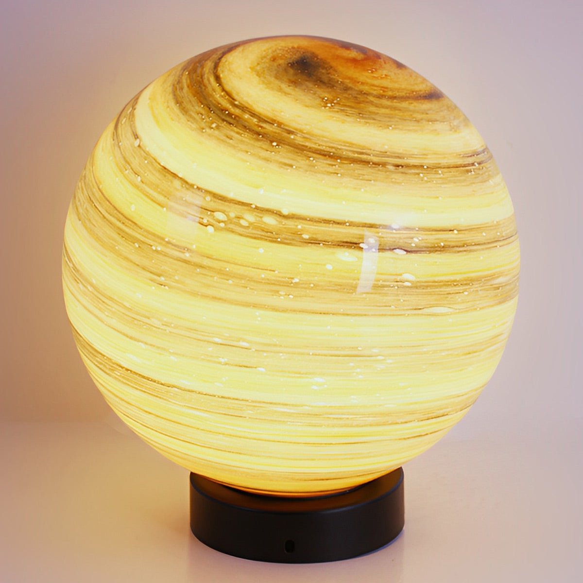 Round Glass Planets Design Waterproof Modern Outdoor Fence Post Lights Column Lighting
