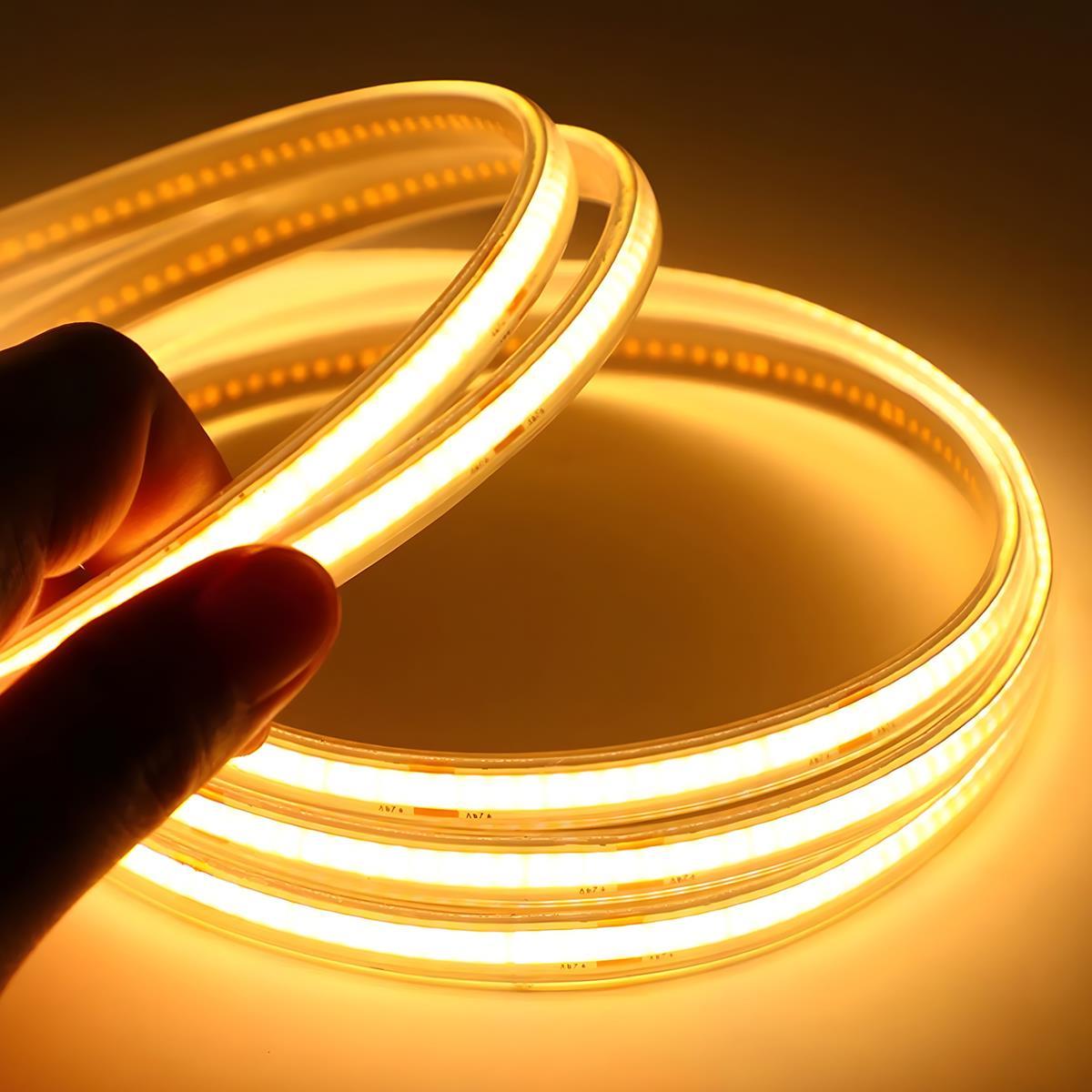 Solar COB DIY Waterproof Outdoor Recessed LED Flexible Linear Light
