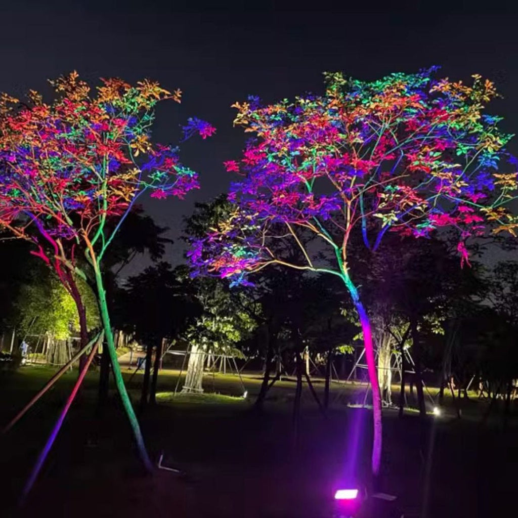 Solar Outdoor Waterproof RGB LED Spot Light Landscape Tree Lighting