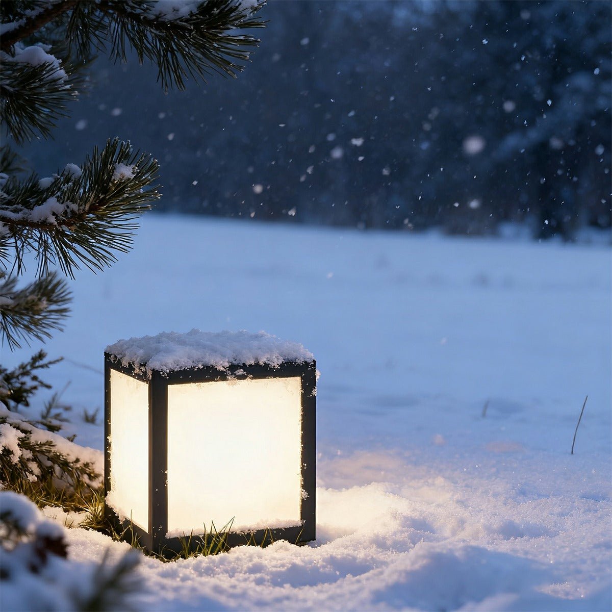 Solar Waterproof Post Cap Aluminum Column Pedestal Light