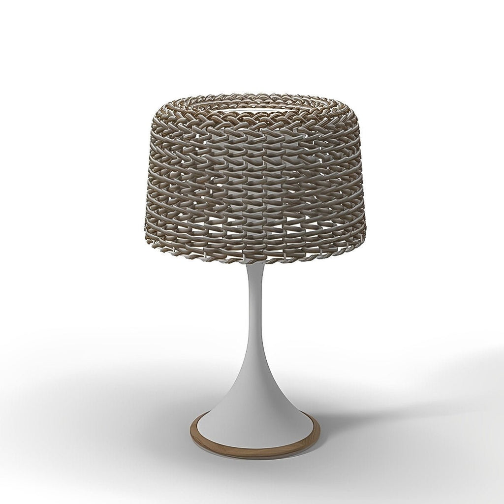 Waterproof Weave Shade LED Outdoor Floor Lamp