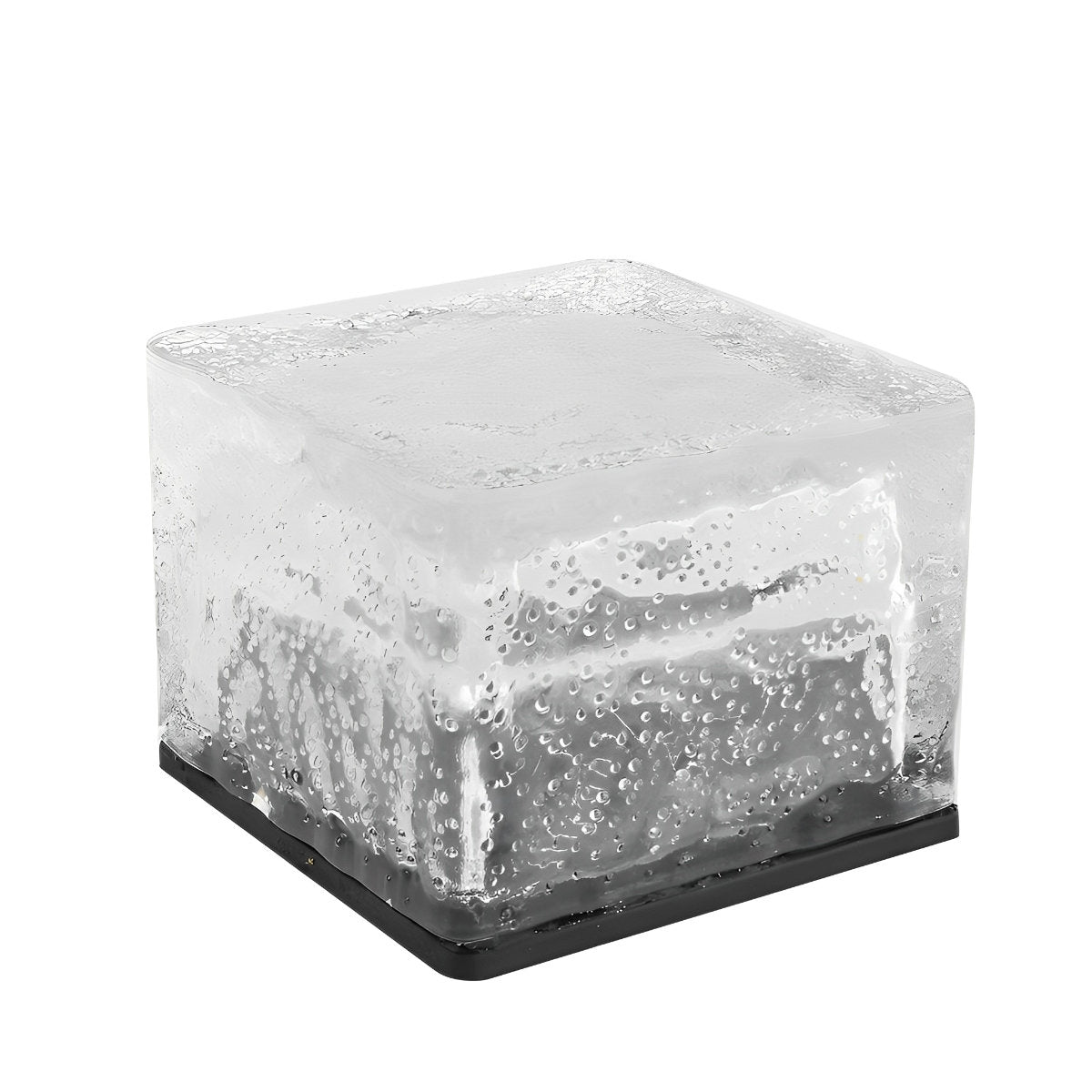 Square Creative Ice Brick LED Waterproof Smart Solar Outdoor Lawn Lights