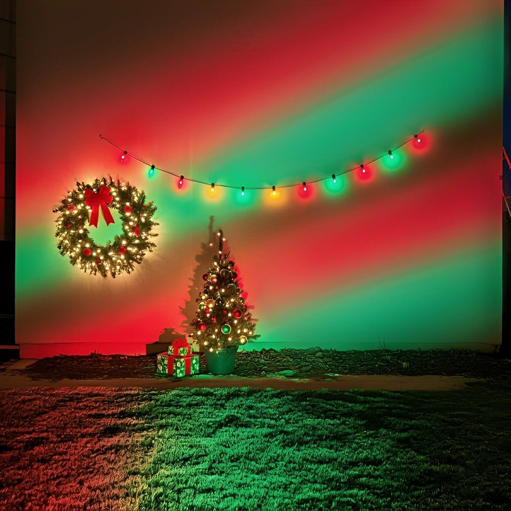 Colour-changing Outdoor Waterproof RGB LED Spot Light Landscape Tree Lighting With Remote Control
