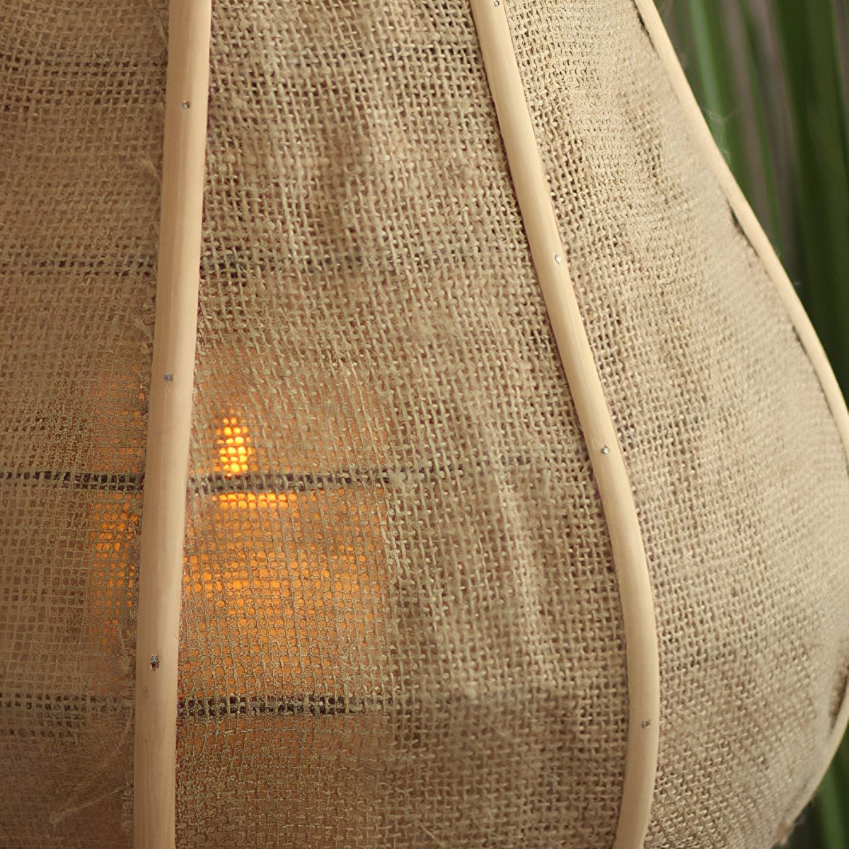 Vintage Handmade Wood LED Candle Lantern Floor Lamp