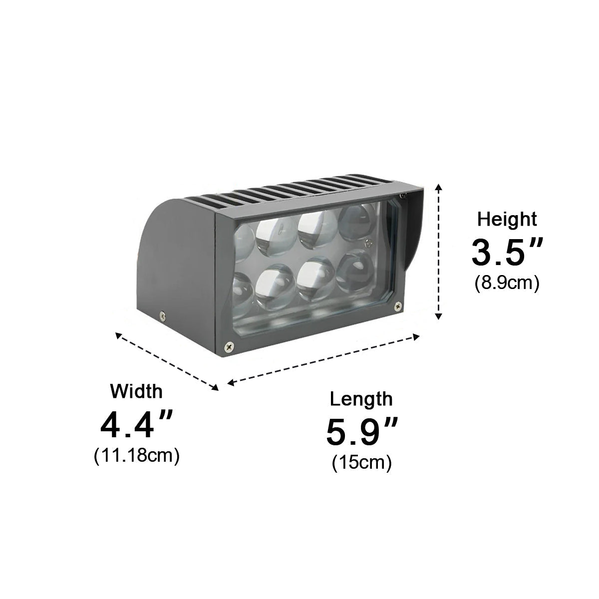 Waterproof IP65 LED Modern Outdoor Wall Lights Spotlight