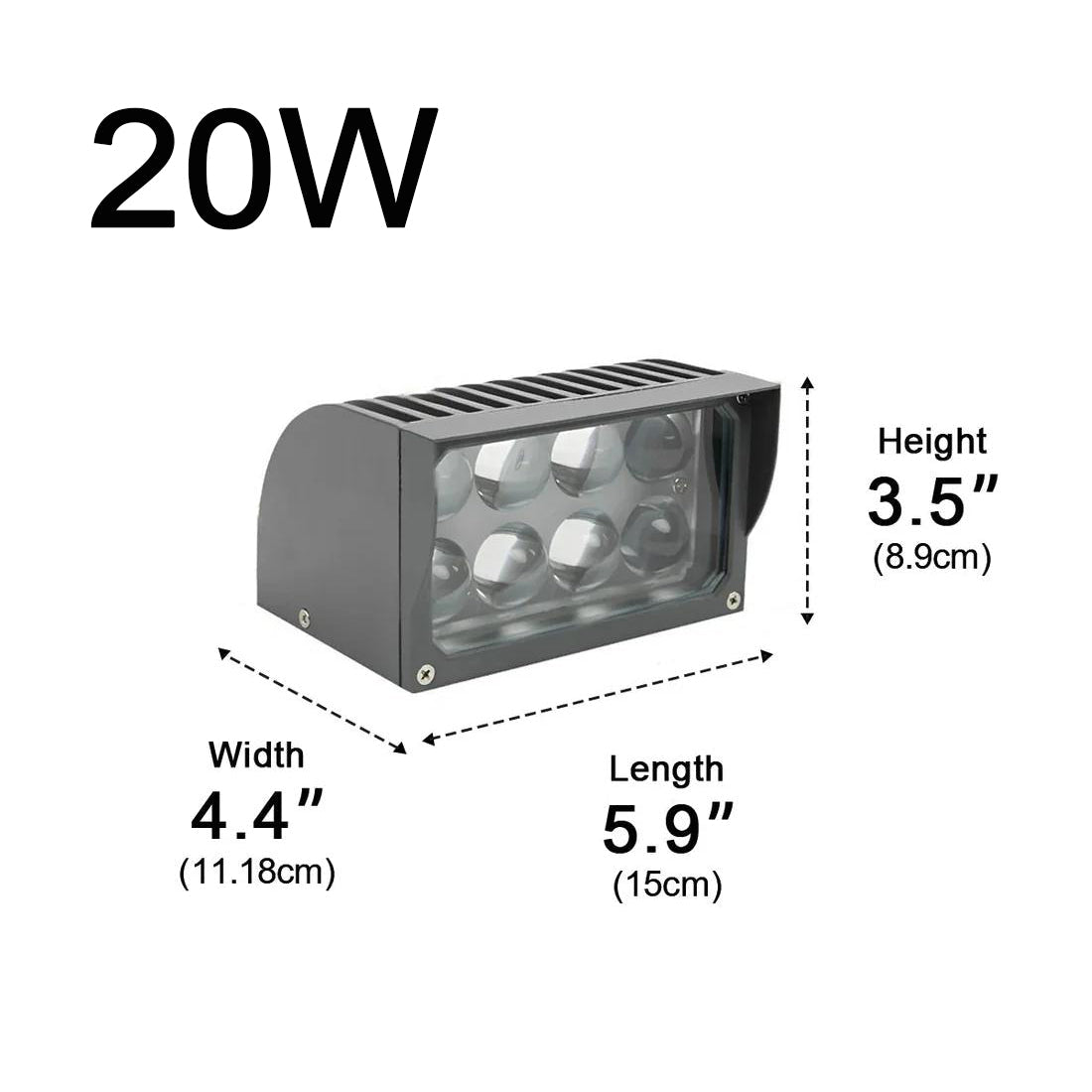 Waterproof IP65 LED Modern Outdoor Wall Lights Spotlight