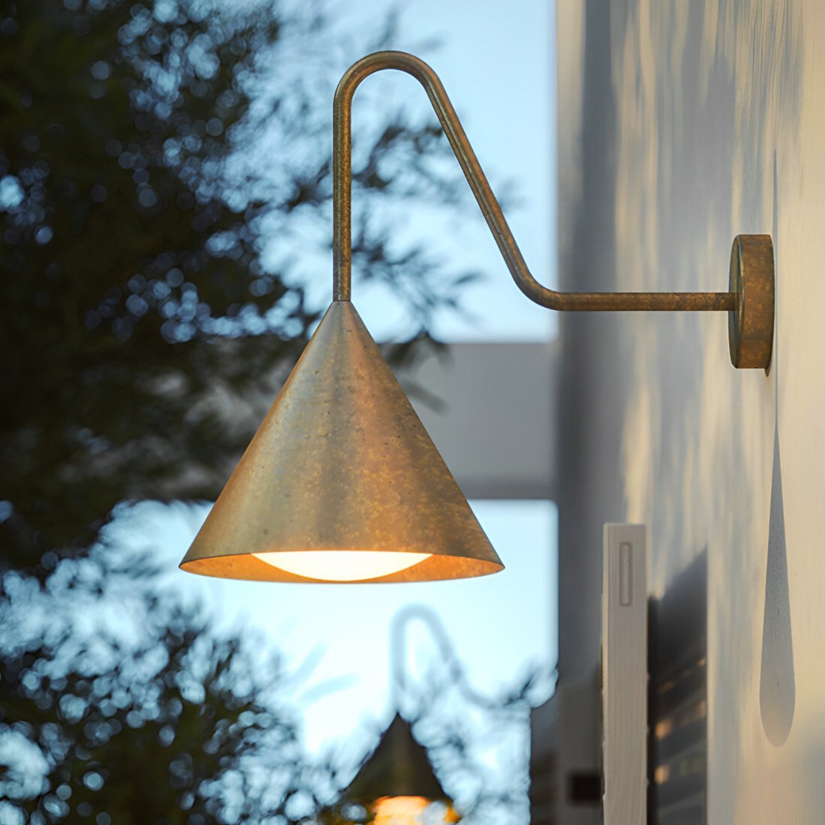 Waterproof Modern Minimalist Bell LED Outdoor Wall Sconces