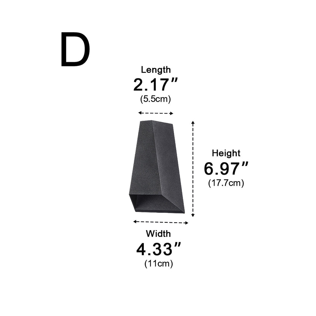 Waterproof Modern Up&Down LED Outdoor Spotlight Wall Washer Light