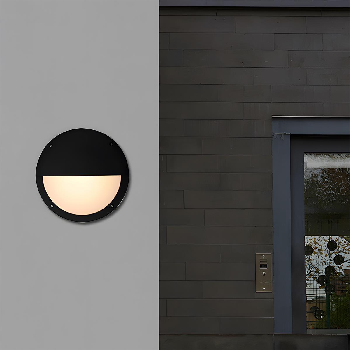 Waterproof Outdoor LED Round Porch Light Exterior Wall Lights