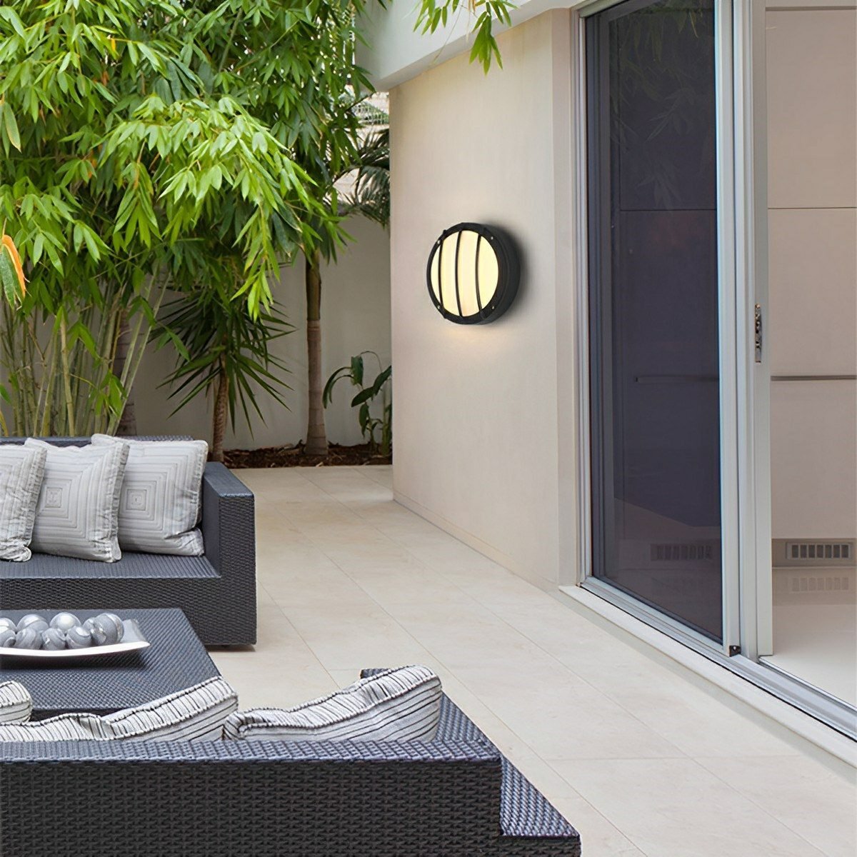 Waterproof Outdoor LED Round Porch Light Exterior Wall Lights