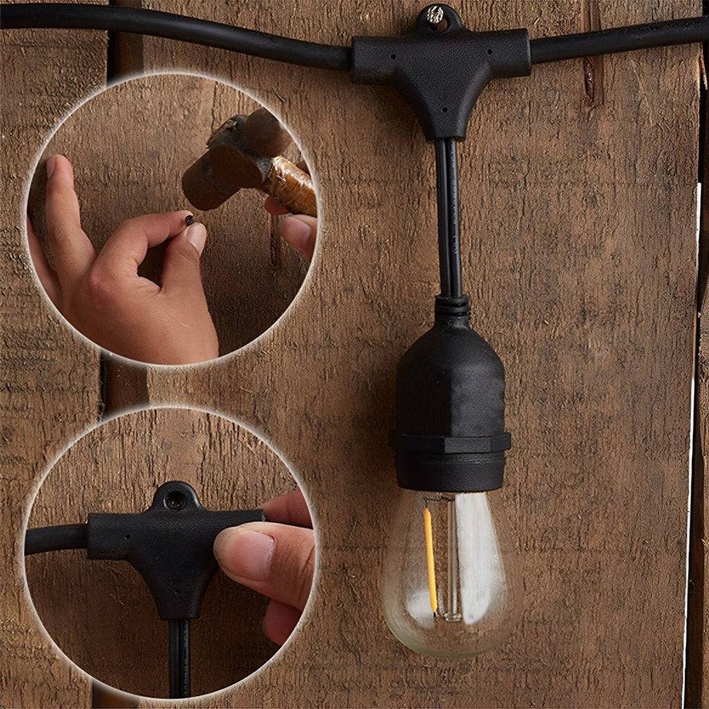 Waterproof LED Outdoor LED String Lights Garden Hanging Light