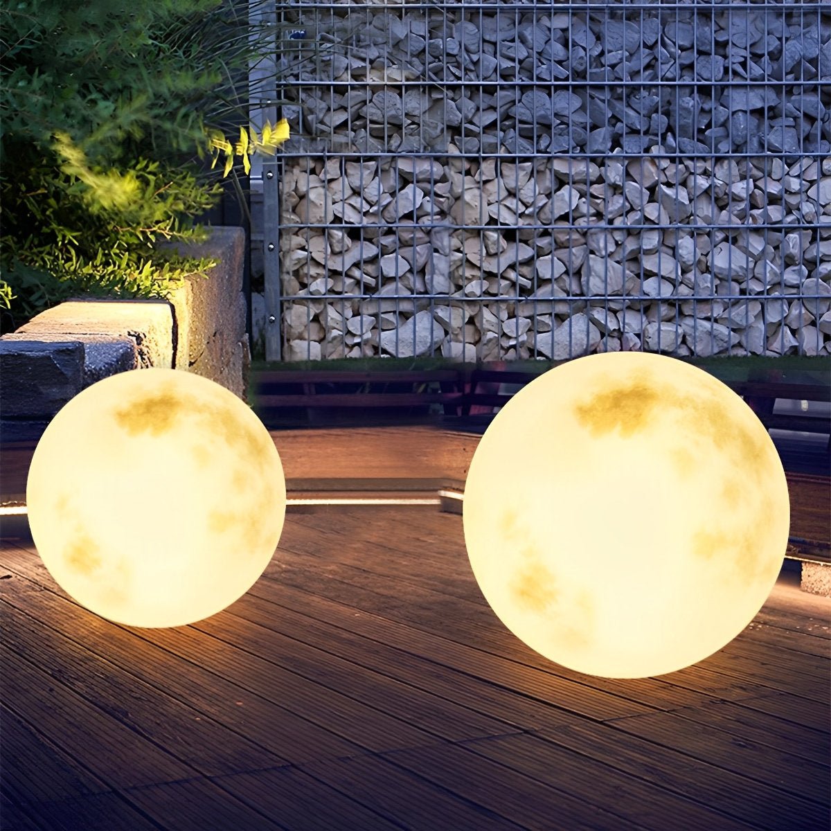 Waterproof Solar Moon Ball Lights Garden Landscape Lawn Lights
