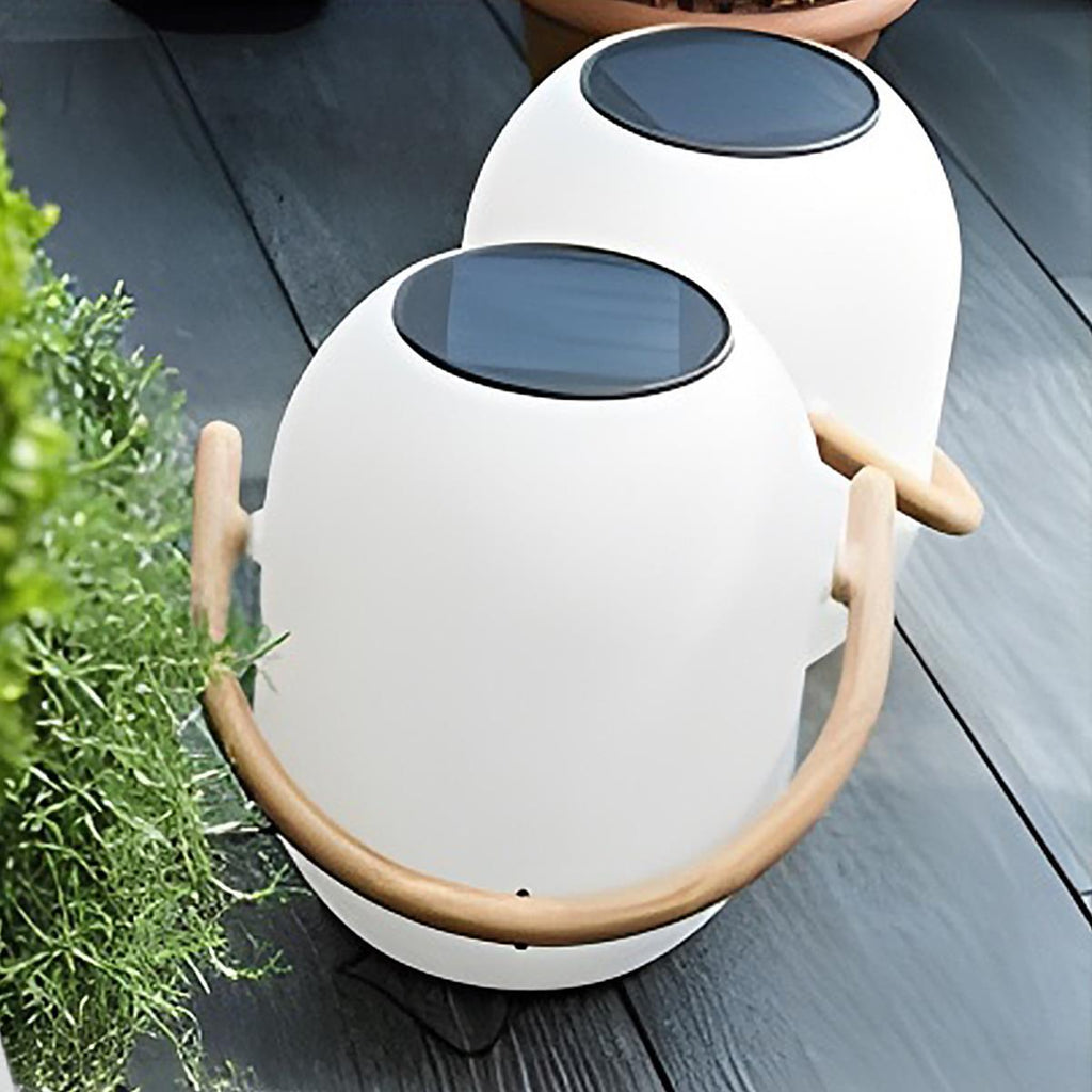 Waterproof Solar Oval Outdoor Tabletop Lamp Lanterns