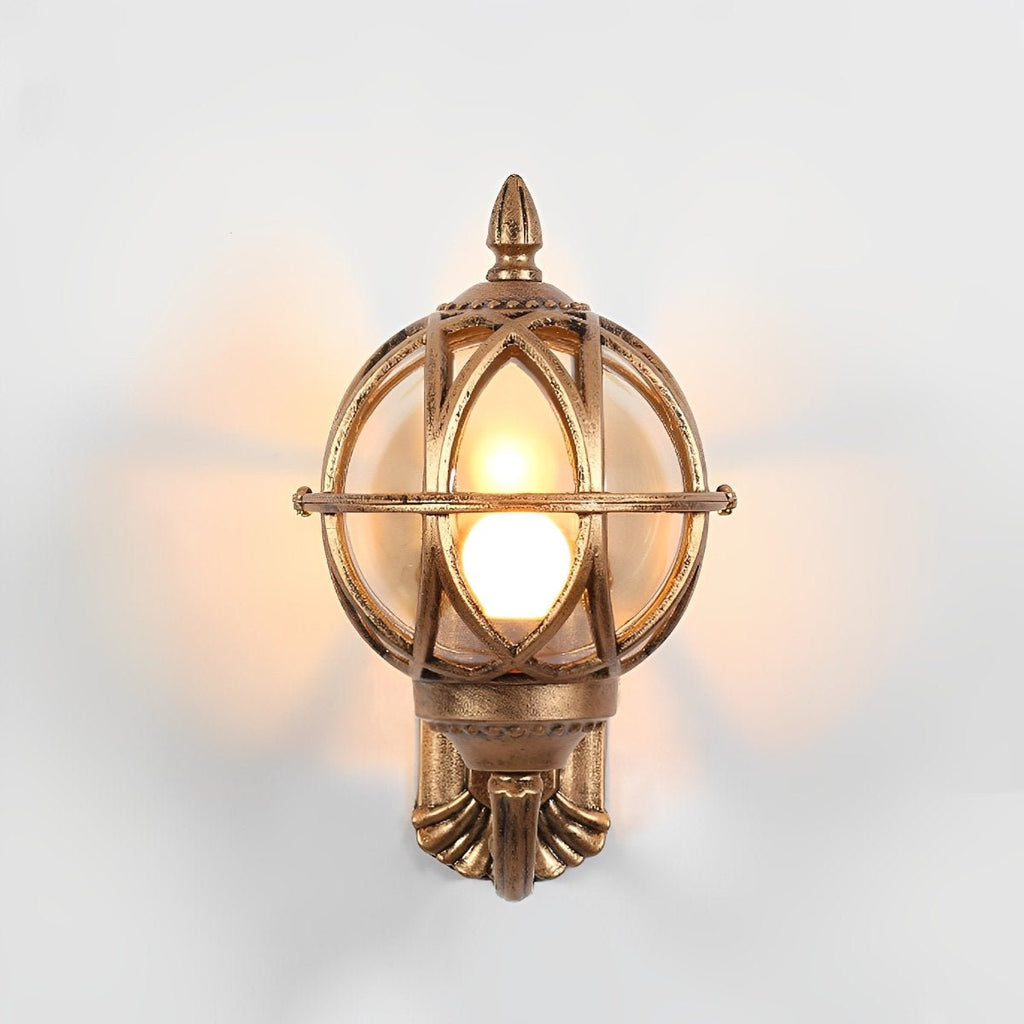 Waterproof Vintage Bird's Nest Outdoor Wall Lights Lantern
