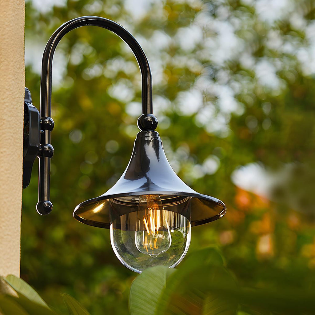 Waterproof Vintage Horn Shape Outdoor LED Wall Lights