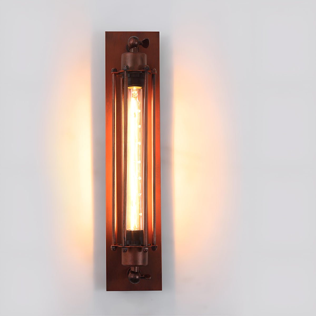 Vintage Industrial Iron Art LED Wall Sconces
