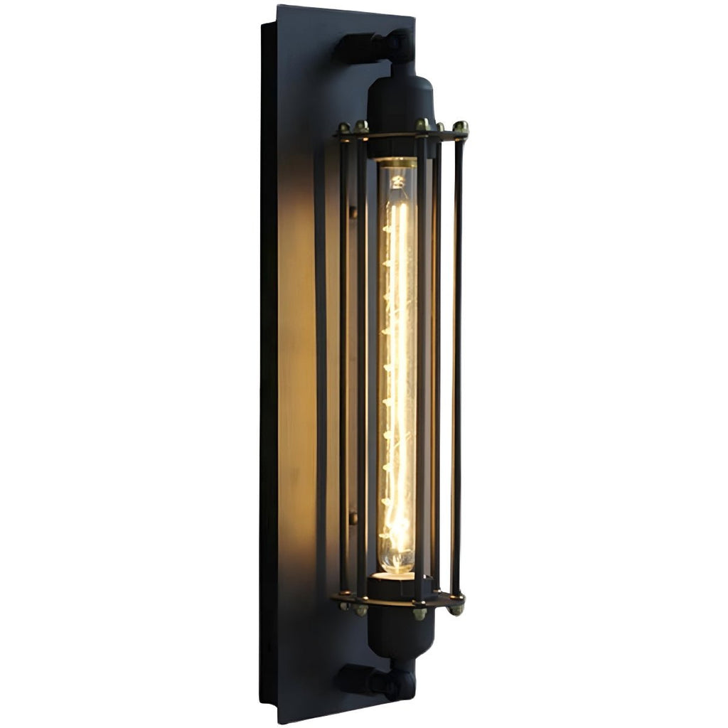 Vintage Industrial Iron Art LED Wall Sconces